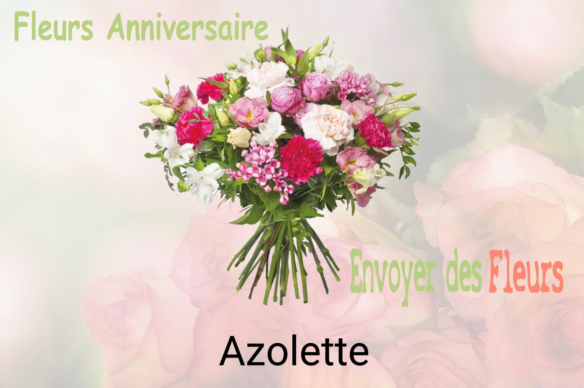 Bouquet de fleurs d’anniversaire livré à Azolette